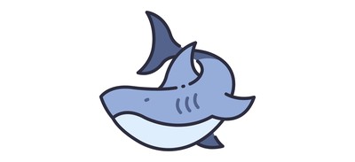 Image for Ocean Water Shark Cricut SVG Design