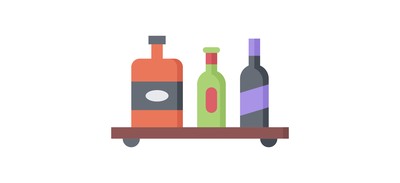 Image for Shelf Bottle Bar Cricut SVG Design