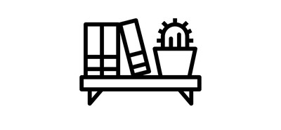 Image for Rack Book Shelf Cricut SVG Design