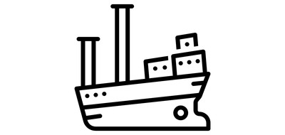 Image for Free Vessel Cargo Ship Cricut SVG Design