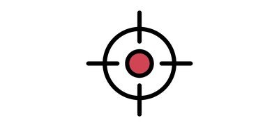 Image for Crosshair Shoot Target Cricut SVG Design