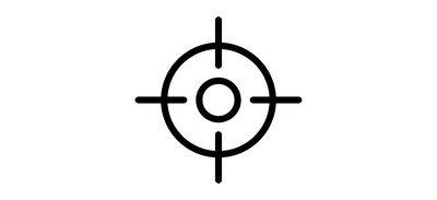 Image for Crosshair Shoot Target Cricut SVG Design