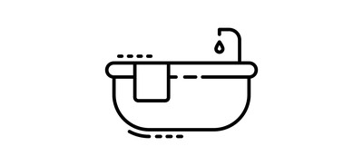 Image for Shower Bathing Bathtub Cricut SVG Design