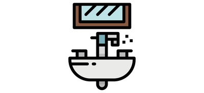 Image for Sink Mirror Bathroom Cricut SVG Design