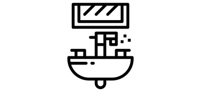Image for Sink Mirror Bathroom Cricut SVG Design