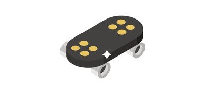 Image for Skates Roller Skates Skateboard Cricut SVG Design