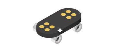 Image for Skates Roller Skates Skateboard Cricut SVG Design