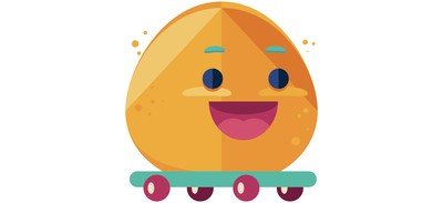 Image for Skateboard Emoji Face Cricut SVG Design