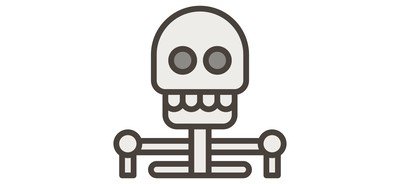 Image for Skeleton Skull Halloween Cricut SVG Design