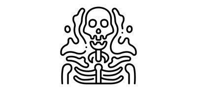 Image for Horror Skeleton Skull Cricut SVG Design