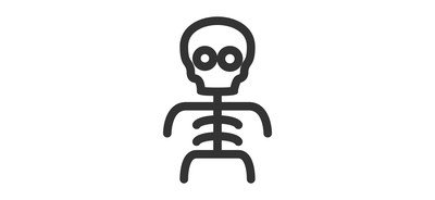 Image for Free Skeleton  Cricut SVG Design