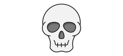 Image for Skeleton Face Medical Cricut SVG Design