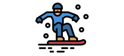 Image for Snowboard Ski Skiing Cricut SVG Design