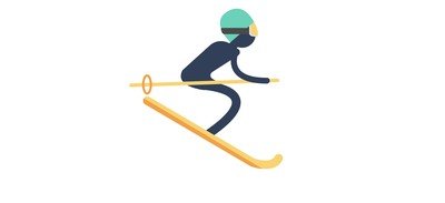 Image for Skiing Adventure Skate Cricut SVG Design