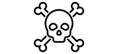 Image for Skull Bones Dead Cricut SVG Design