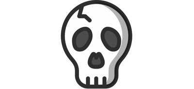 Image for Free Skull Bone Evil Cricut SVG Design