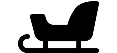Image for Sledge Sled Christmas Cricut SVG Design