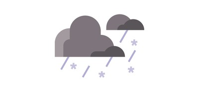 Image for Sleet Rain Snow Cricut SVG Design