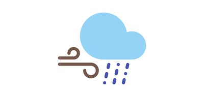 Image for Sleet Wind Rain Cricut SVG Design