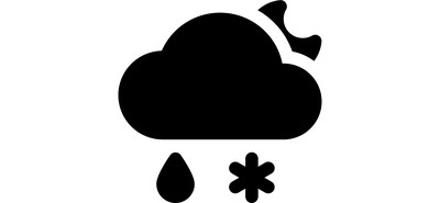 Image for Sleet Night Cloud Cricut SVG Design