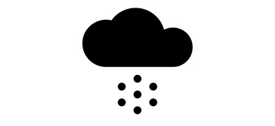 Image for Sleet Snow Cloud Cricut SVG Design