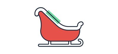 Image for Sleigh Cricut SVG Design