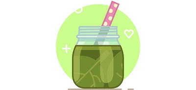 Image for Smoothie Spinach Drink Cricut SVG Design