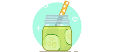 Image for Smoothie Cucumber Drink Cricut SVG Design