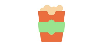 Image for Snack Pop Corn Snacks Cricut SVG Design