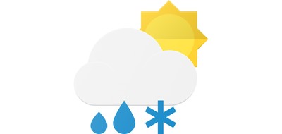Image for Snow Rain Cloud Cricut SVG Design