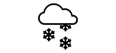 Image for Snow Snowflake Cloud Cricut SVG Design