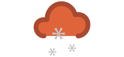 Image for Snow Falling Cloud Cricut SVG Design