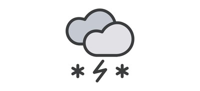 Image for Snow Storm Cloud Cricut SVG Design