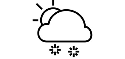 Image for Free Snow Sun Weather Cricut SVG Design