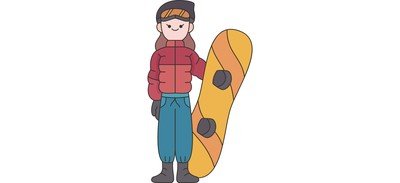 Image for Snowboarding Winter Extreme Cricut SVG Design