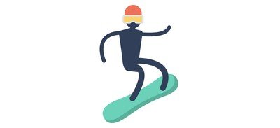 Image for Snowboarding Man Adventure Cricut SVG Design