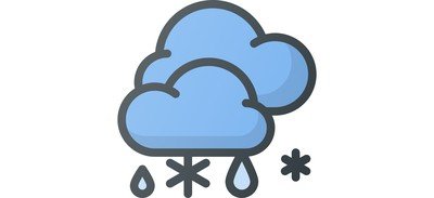 Image for Snow Rain Cloud Cricut SVG Design