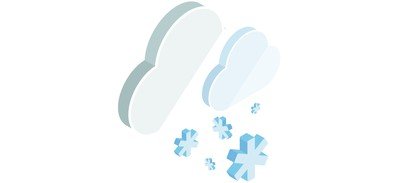 Image for Snow Cloud Snowfall Cricut SVG Design