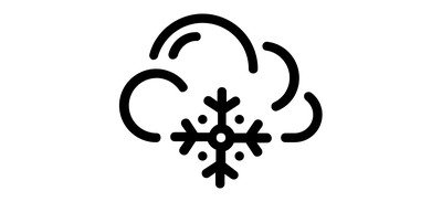 Image for Snowfall Snowing Cloud Cricut SVG Design