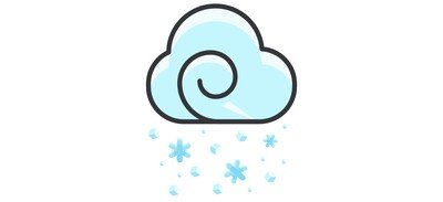 Image for Snowfall Snow Cricut SVG Design