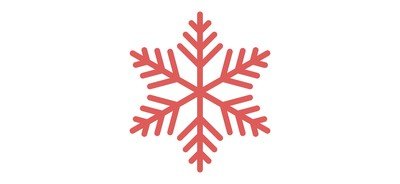 Image for Free Snowflake Flake Christmas Cricut SVG Design