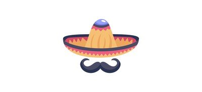 Image for Sombrero Costume Sombrero Props Mexican Props Cricut SVG Design