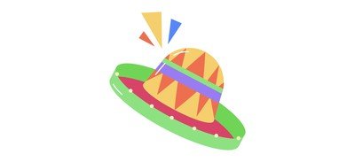 Image for Mexican Cap Sombrero Hat Festival Cap Cricut SVG Design