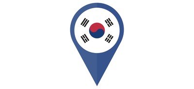 Image for South Korea Flag Cricut SVG Design