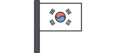 Image for South Korean Korea Cricut SVG Design