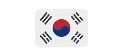 Image for Free South Korea Flag Cricut SVG Design