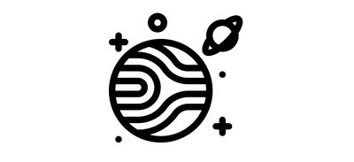 Image for Free Exo Planet Planet Space Cricut SVG Design