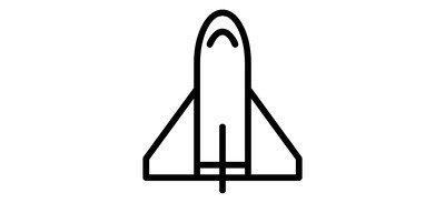 Image for Spacecraft Astronomy Rocket Cricut SVG Design