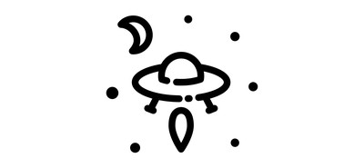 Image for Spaceship Ufo Space Cricut SVG Design