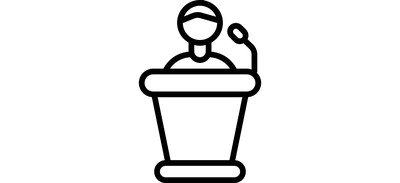 Image for Free Speech Podium Mic Cricut SVG Design